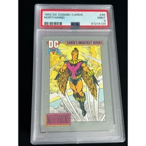 1992 DC Cosmic Cards Northwind #66 PSA 9 Mint Earth's Mightiest Heroes‎